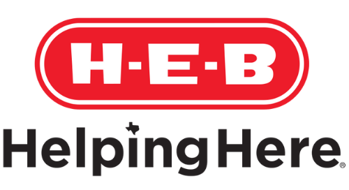 H-E-B Helping Here logo